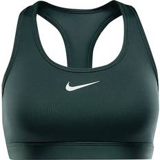 Nike Swoosh Medium Support Women's Padded Sports Bra - Vintage Green/White