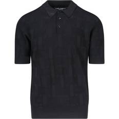 Dolce & Gabbana Polos Dolce & Gabbana Logo Polo Shirt Black