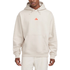 Beige - Felpa con cappuccio Maglioni NIKE Acg Therma Fit Pullover Hoodie - Light Orewood Brown/Hyper Crimson