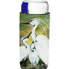 Multicoloured Bottle Coolers Caroline's Treasures Blessing at Feeding Time Egret Insulators Bottle Cooler