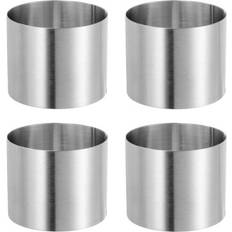 Stainless Steel Pastry Rings Uxcell 4 Pcs Round Cake 2.36 x 2 Inch Pastry Ring