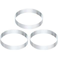 Stainless Steel Pastry Rings Uxcell 3 Pcs Stainless Steel Cake Rings 5.1 Round Pastry Ring