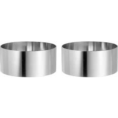 Stainless Steel Pastry Rings Uxcell 2 Pcs Round Cake 4 x 2 Inch Pastry Ring