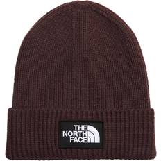 M Beanies The North Face Logo Box Cuffed Beanie, Brown One