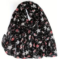 Rayon Scarfs Temu Print Scarf - Chic Breathable Rayon