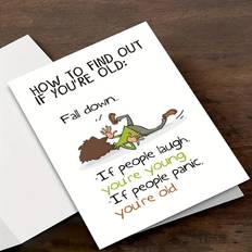 Party Cards & Invitations Temu Funny Satirical Birthday Greeting Card