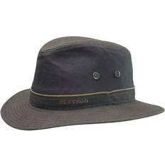 Stetson Hats Stetson Avasun Waxed Cotton Traveller - Dark Brown