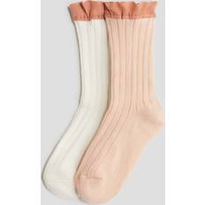 Oransje Undertøy H&M Frill-Trimmed Socks - Orange