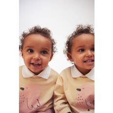 Sweatshirts Children's Clothing H&M Baby Printed Sweatshirt - Beige