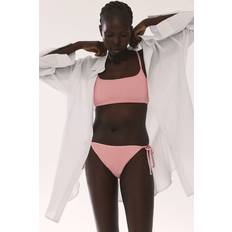 Kläder H&M Tie Tanga Bikini Bottoms - Ljusrosa