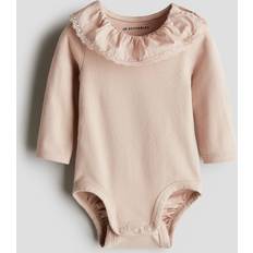 H&M Frilled Collar Bodysuit - Pink