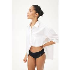 H&M Cotton Lace Hipster Briefs - Black