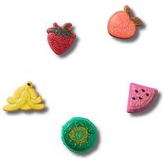 Schoenbedels uitverkoop Crocs JIBBITZ Sparkle Glitter Fruits 5 Pack