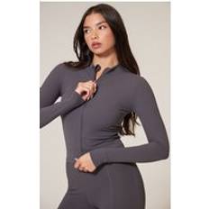 PrettyLittleThing Basic Sculpt Jacket - Grey