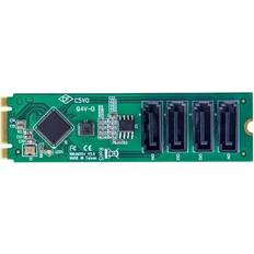 4-Port M.2 to SATA Adapter Card ASM1064