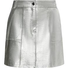 Skind - Sølv Nederdele Faina Rock - Silber