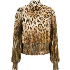 Guess Women Blouses Guess All Over Print Top - Multi-Color