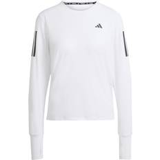 Adidas Dame Skjorter adidas Own The Run Long Sleeve Trøje - White