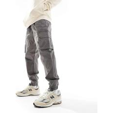 Men Trousers River Island Cargo Trousers - Dark Grey