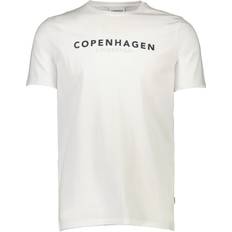 Lindbergh Print Tee T-shirt Herr - Hvid