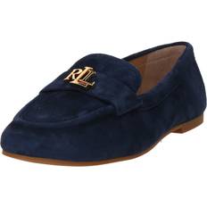 Leer Loafers Lauren Ralph Lauren Averi Iii Flats Loafer - Blauw