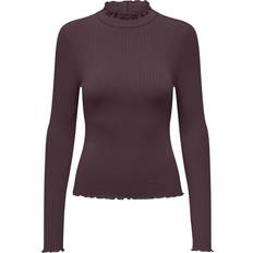 Dame - Slim Bluser Only Jdyfransiska Top - Winetasting
