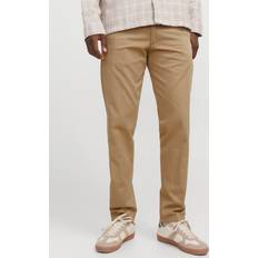 Jack & Jones Bruna Byxor & Shorts Jack & Jones Avslappnad Byxor Med Avslappnad Passform Brun