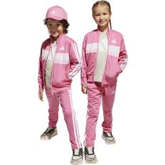 Pink Tracksuits Børnetøj Seasonal Essentials Tiberio 3-Stripes Tricot - Pink Fusion/White/Clear Pink