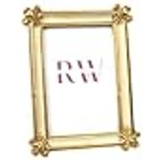 Multicoloured Photo Frames Romimex Golden Resin 3 x 15 x 10 cm Photo Frame