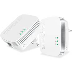 Strong Accesspunkter, Bryggor & Repeatrar Strong Powerline 600 Duo Mini Kit 2 Delar