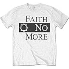 Faith No More Classic Band Logo T Shirt - White