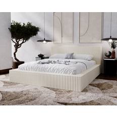 Ensembles de Lit vente Lit Double 200x200 Buffy Beige