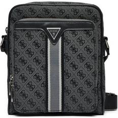 Guess Skuldertasker Guess Milano 4G Jacquard Crossbody Bag - Anthracite