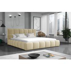 Bed Packages Fun-Möbel Polsterbett Doppelbett 200x200 cm Monolith Creme