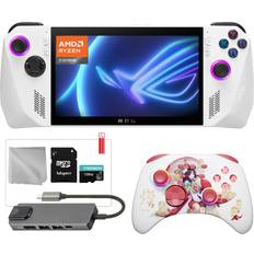 ASUS ROG Ally 512GB Gaming Handheld 7-inch Touchscreen 120Hz FHD 1080p AMD Ryzen Z1 Extreme Processor, Mytrix Touro Wireless Pro Controller, Hub, 128GB MicroSD Card, 5 Accessories: 6 in 1 Bundle