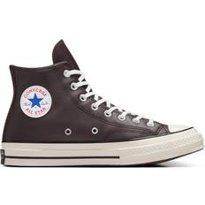 Converse Chuck 70 Heritage Color Leather High Top - Coffee Nut/Blue/White