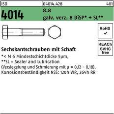 Sechskantschraube ISO 4014 8.8 M 12 x 90 8.8