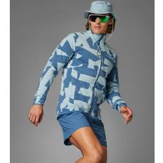 Genanvendt materiale - Voksen Overtøj adidas Terrex Multi Printed Full-Zip Fleece Jakke - Magic Grey/Wonder Steel