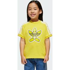 Yellow T-shirts Children's Clothing adidas Originals X Smiley World Tee - Yellow