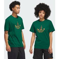 Adidas T-shirts adidas Trefoil Torch Tee - Dark Green