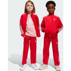 Red Tracksuits Children's Clothing adidas Adicolor Firebird Track Suit - Better Scarlet