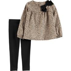 Black - Girls Other Sets Children's Clothing Carter's Toddler Leopard Top & Legging Set 2-piece - Brown/Black