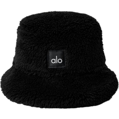 Black - Solid Colors Hats Alo Foxy Sherpa Bucket Hat - Black