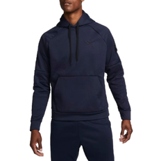 Fitness & Gym Sweaters Nike Men’s Therma-FIT Hooded Fitness Pullover - Obsidian/Black