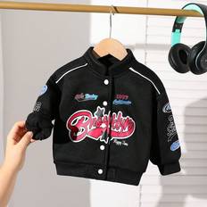 6-9M Jackets Shein Baby Girls Fashion Stylish 3D Print Jacket - Autumn/Winter