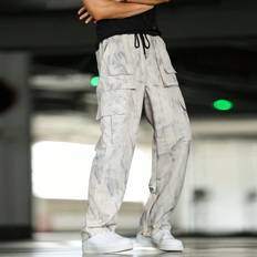 Tie Dye Trousers Shein Tie Dye Flap Pocket Cargo Pants