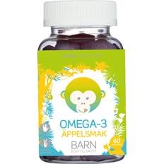 Monkids Omega-3 Barn Äpple 60 Tuggtabletter