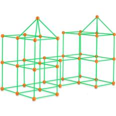 4 year old toys VEVOR Fort Building Kit Glow in The Dark 140pcs