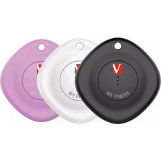 Apple tracker Verbatim 32132 GPS Tracker Finder Sort Lilla Hvid