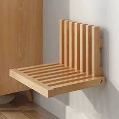 Temu Wood Folding Shoe Changing Seating Stool